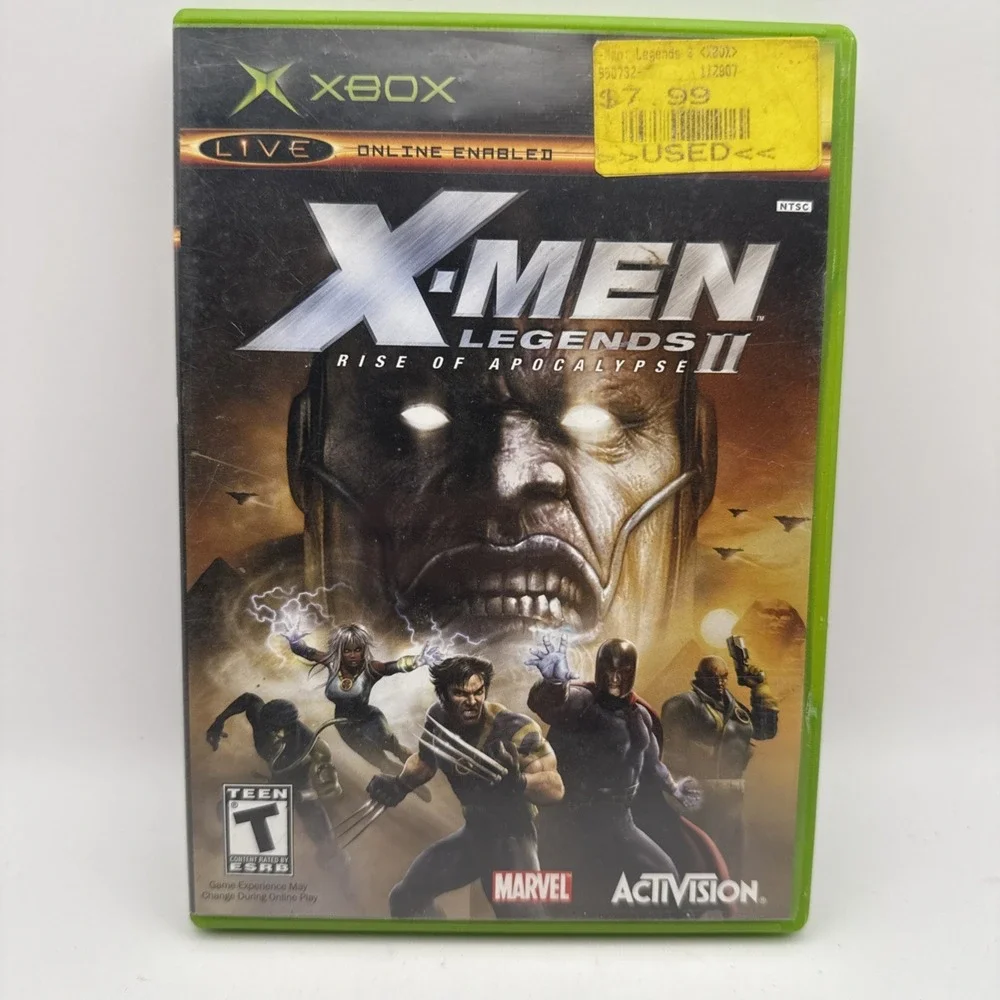 X-Men Legends II Rise of Apocalypse (Xbox, 2005) Complete CIB